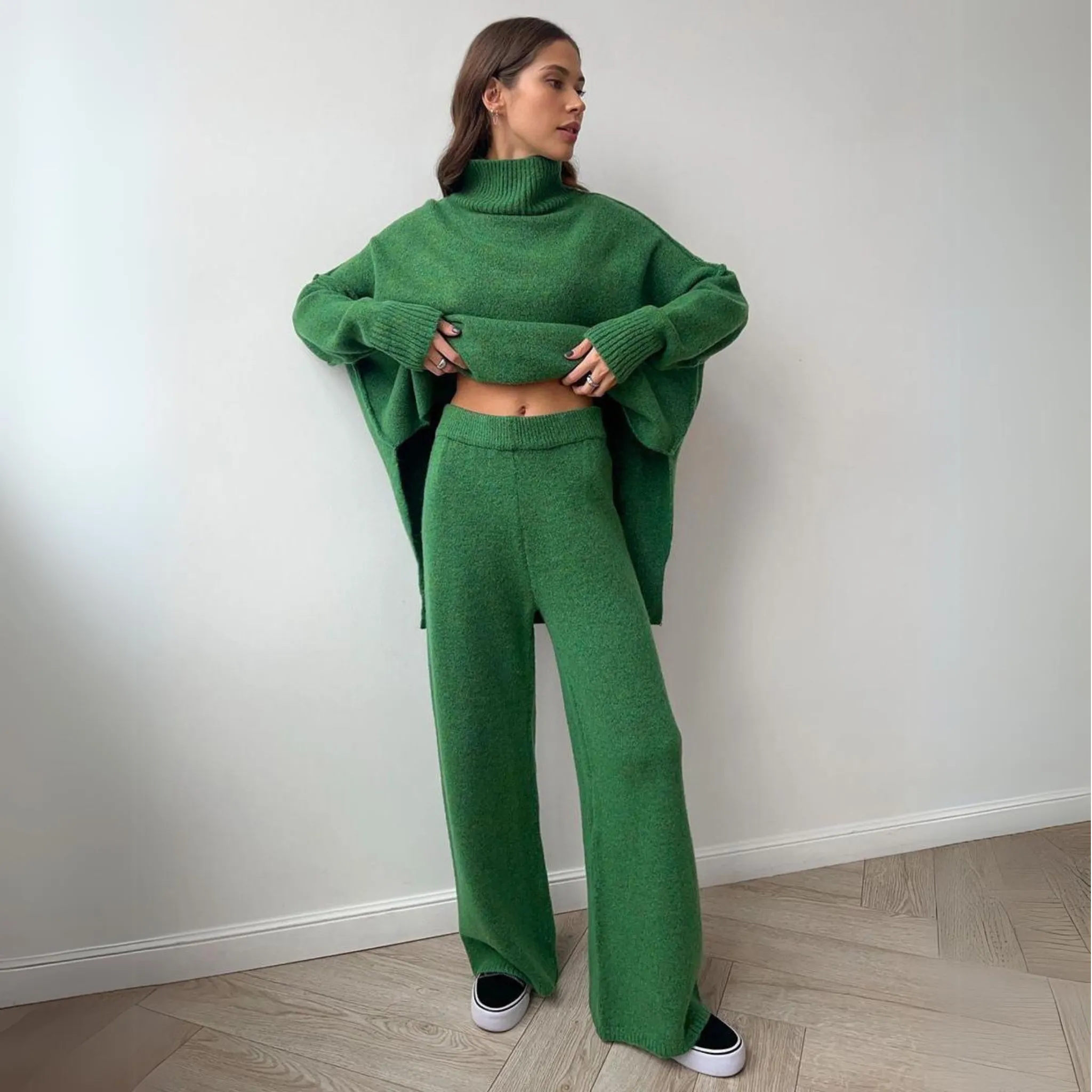 ( 2 1 FREE ) Matior™ | Lily Turtleneck Knit Set