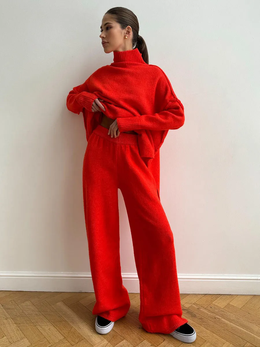 ( 2 1 FREE ) Matior™ | Lily Turtleneck Knit Set