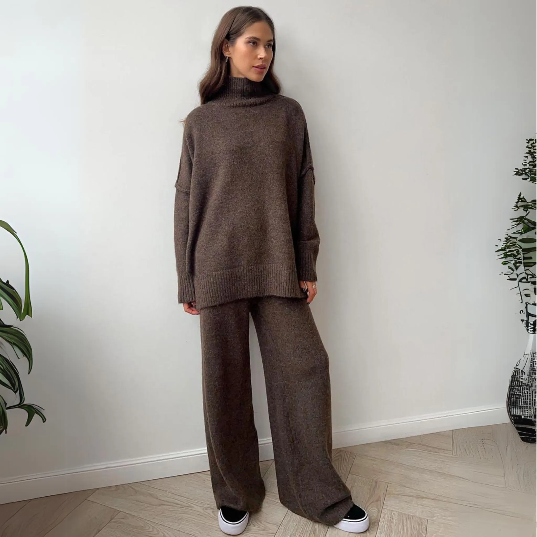 ( 2 1 FREE ) Matior™ | Lily Turtleneck Knit Set
