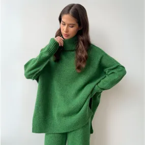 ( 2 1 FREE ) Matior™ | Lily Turtleneck Knit Set