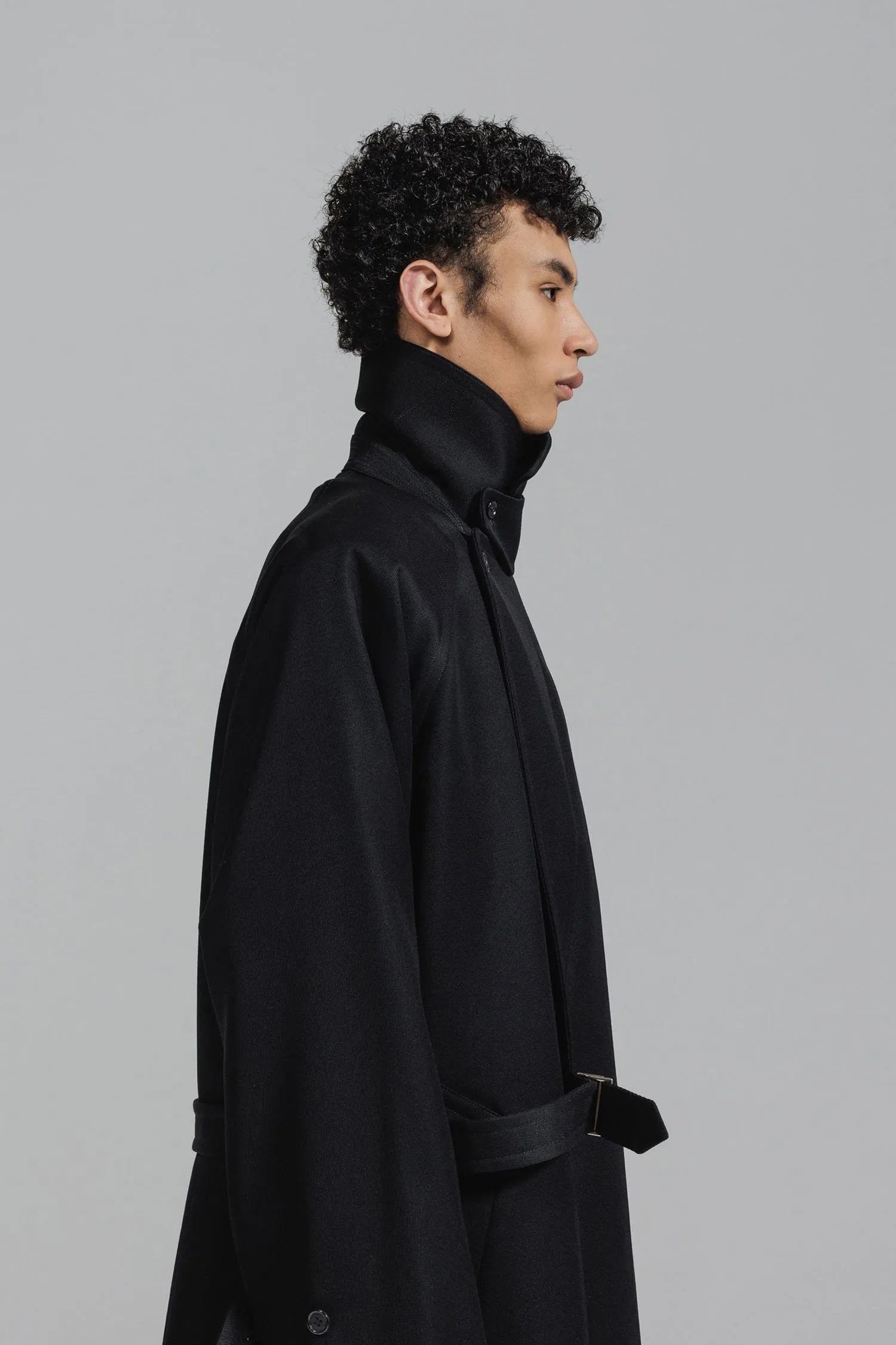 [追加生産分] WOOL GABARDINE TIELOCKEN COAT | ウールギャバジンタイロッケンコート [2024A/W]