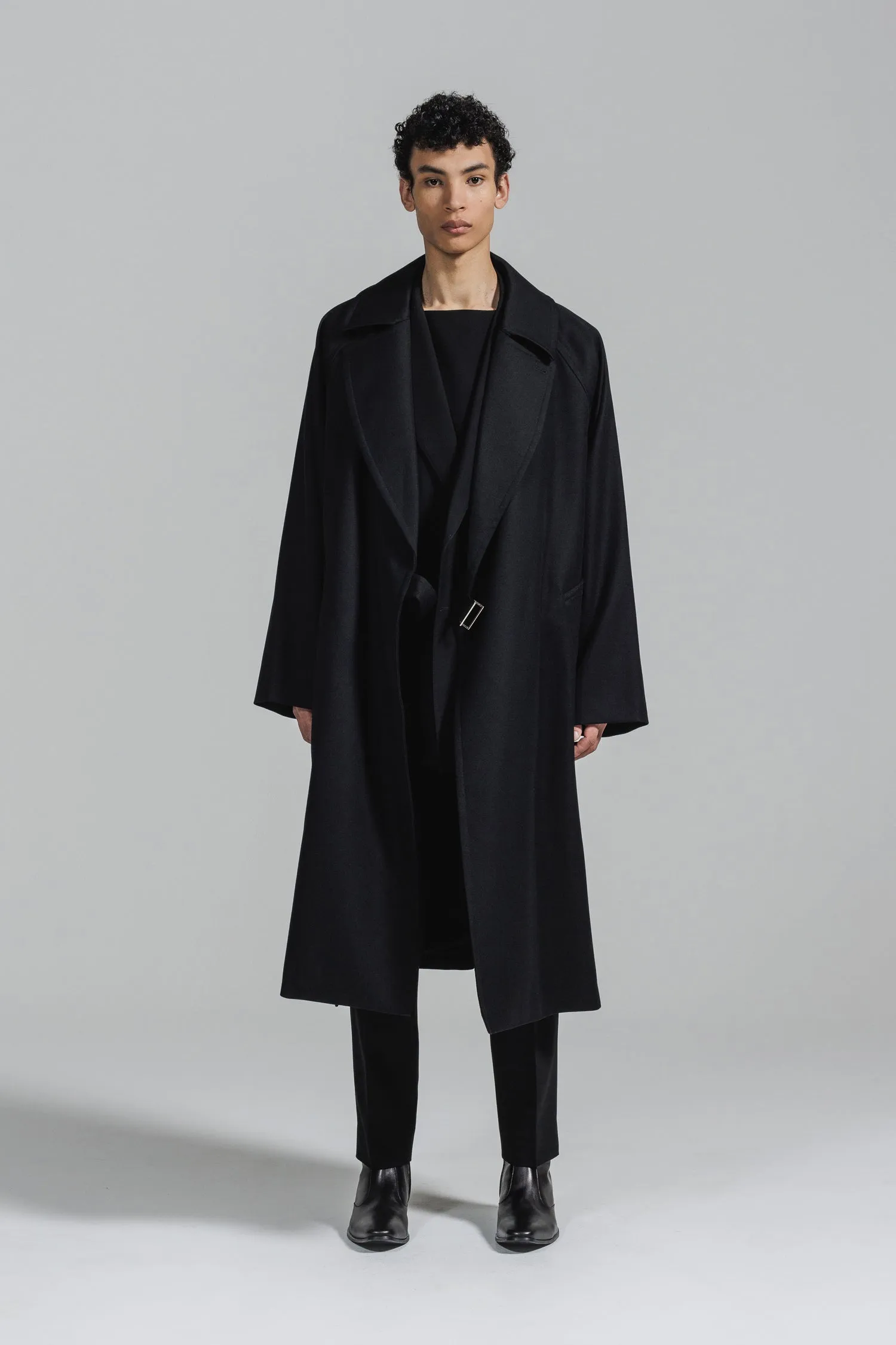 [追加生産分] WOOL GABARDINE TIELOCKEN COAT | ウールギャバジンタイロッケンコート [2024A/W]