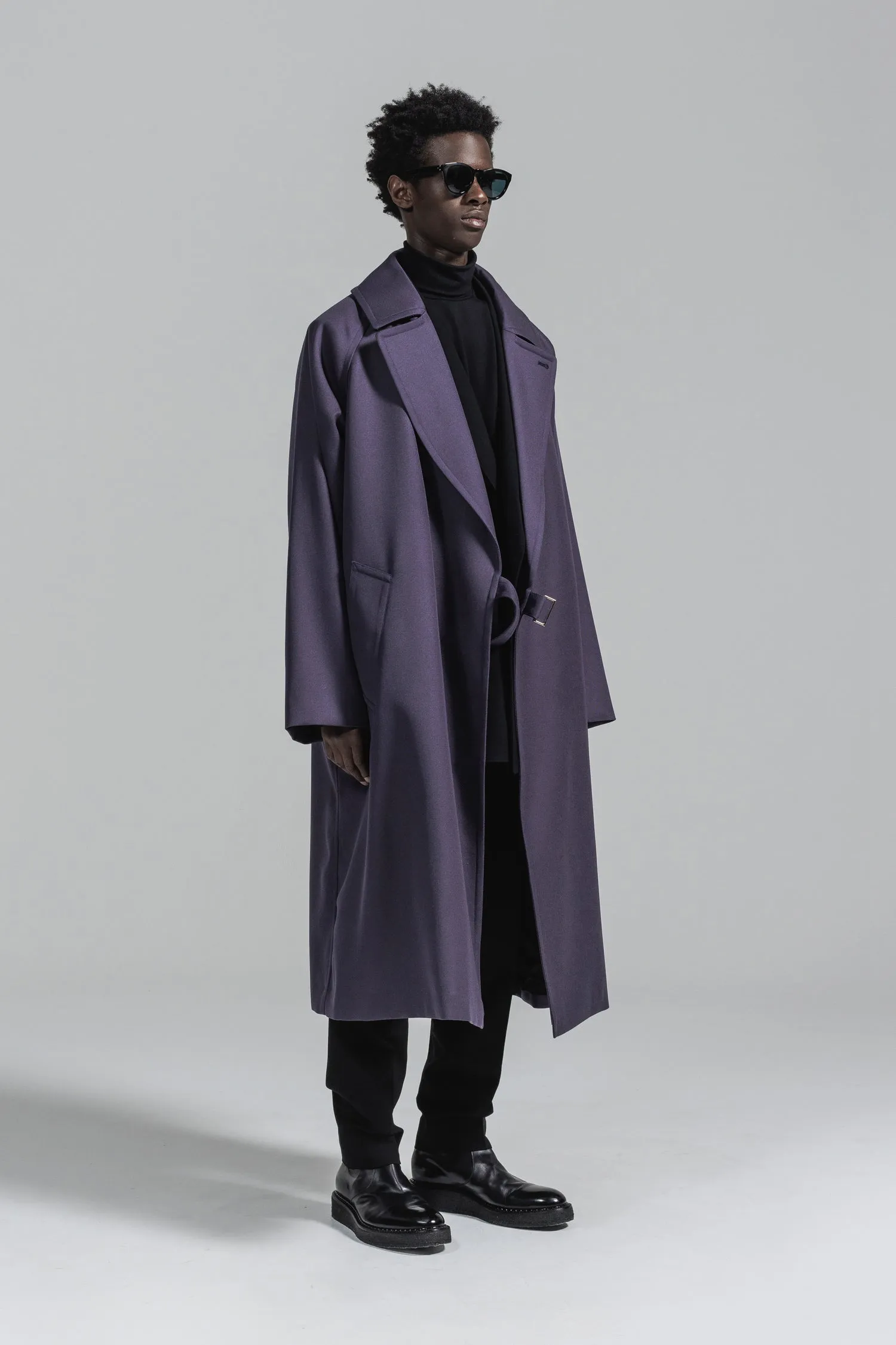 [追加生産分] WOOL GABARDINE TIELOCKEN COAT | ウールギャバジンタイロッケンコート [2024A/W]