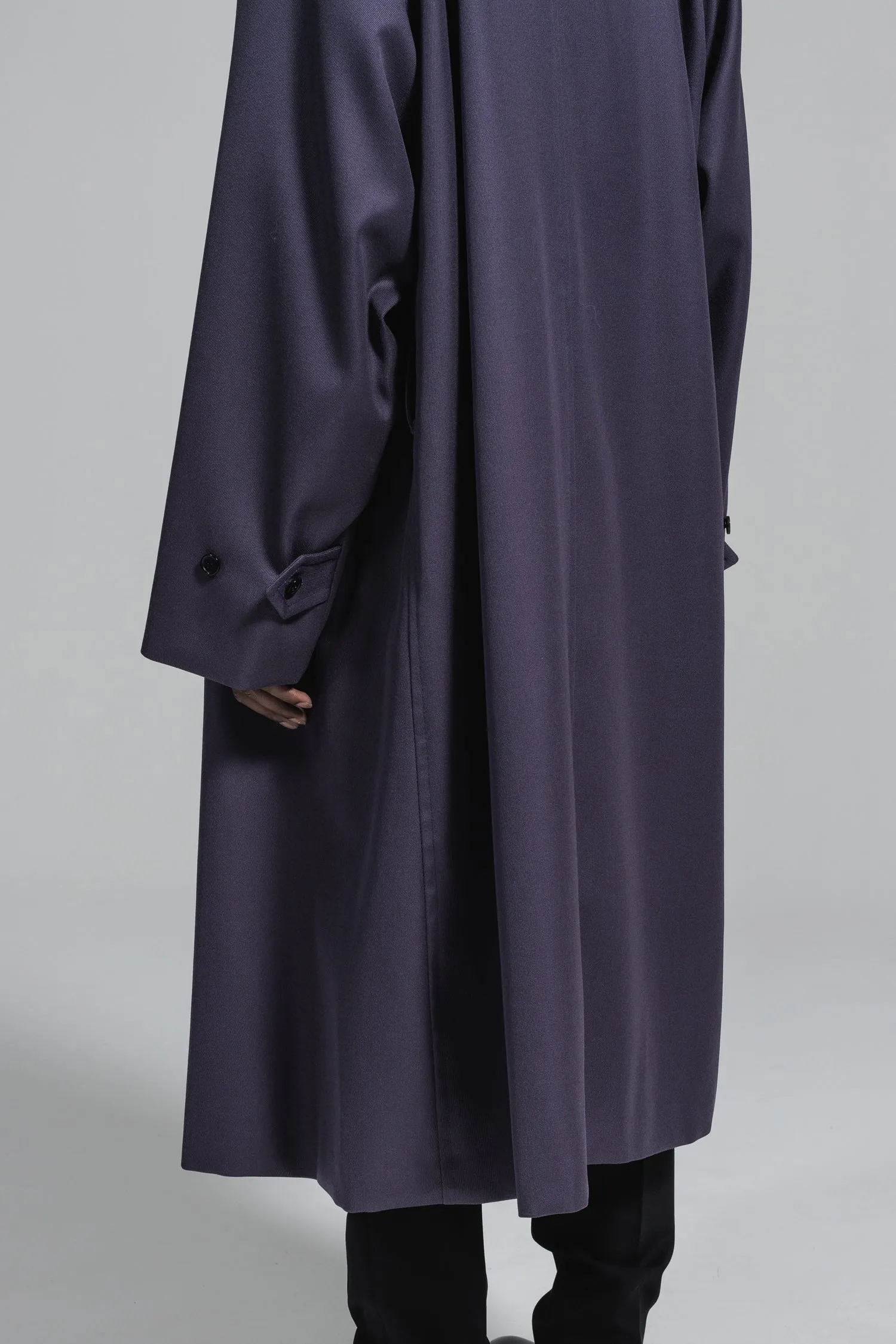[追加生産分] WOOL GABARDINE TIELOCKEN COAT | ウールギャバジンタイロッケンコート [2024A/W]