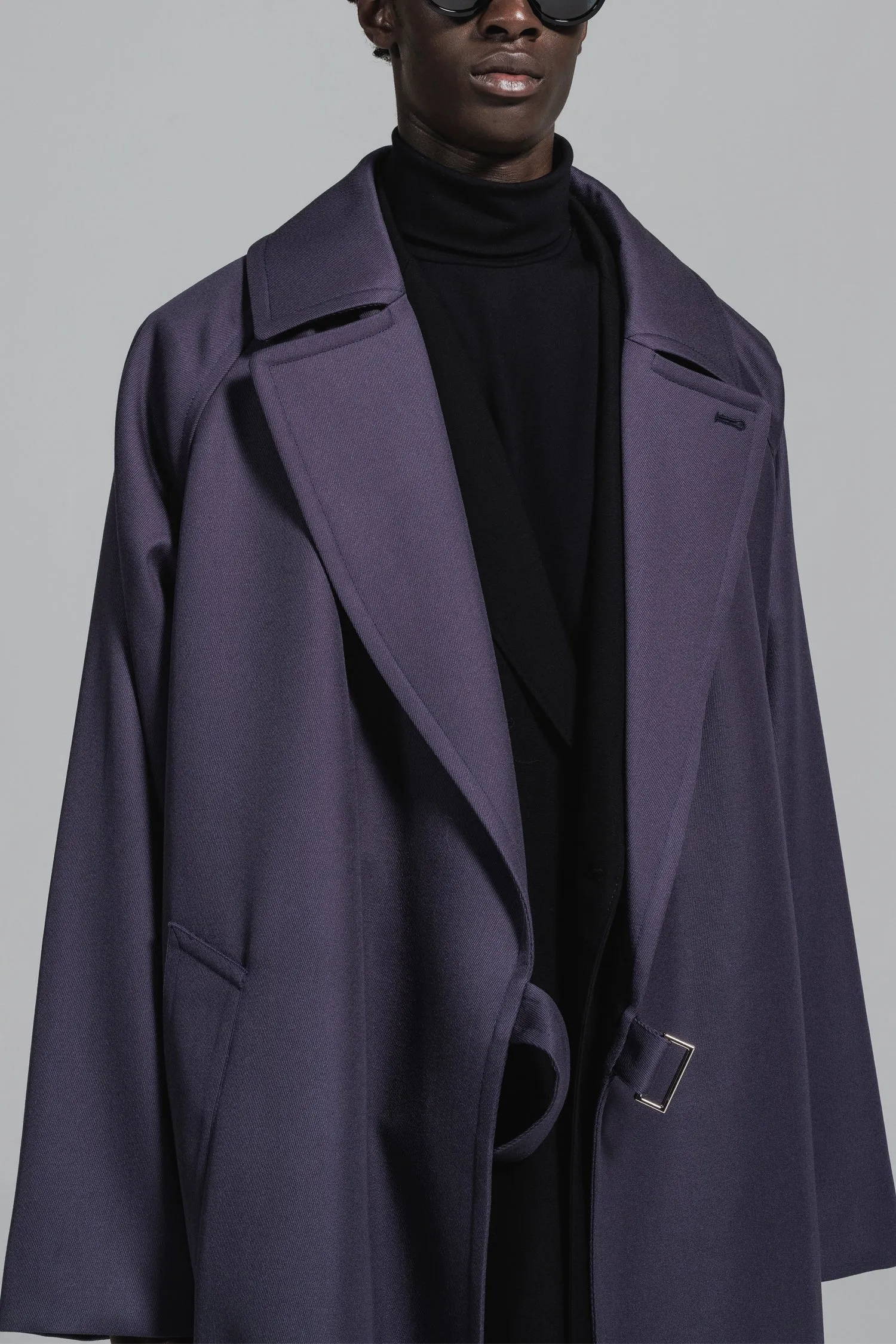 [追加生産分] WOOL GABARDINE TIELOCKEN COAT | ウールギャバジンタイロッケンコート [2024A/W]