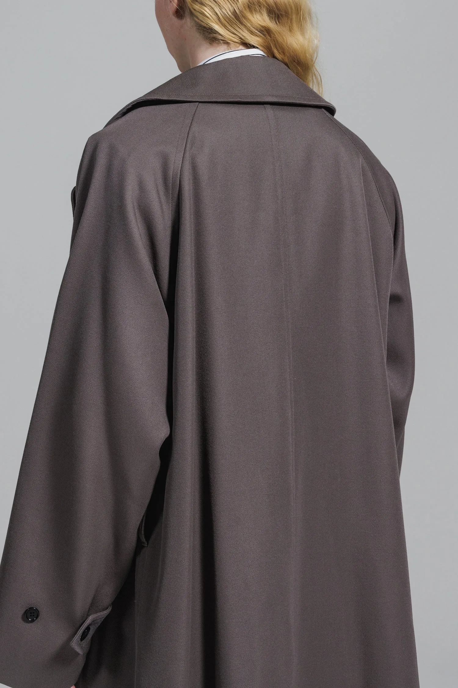 [追加生産分] WOOL GABARDINE TIELOCKEN COAT | ウールギャバジンタイロッケンコート [2024A/W]