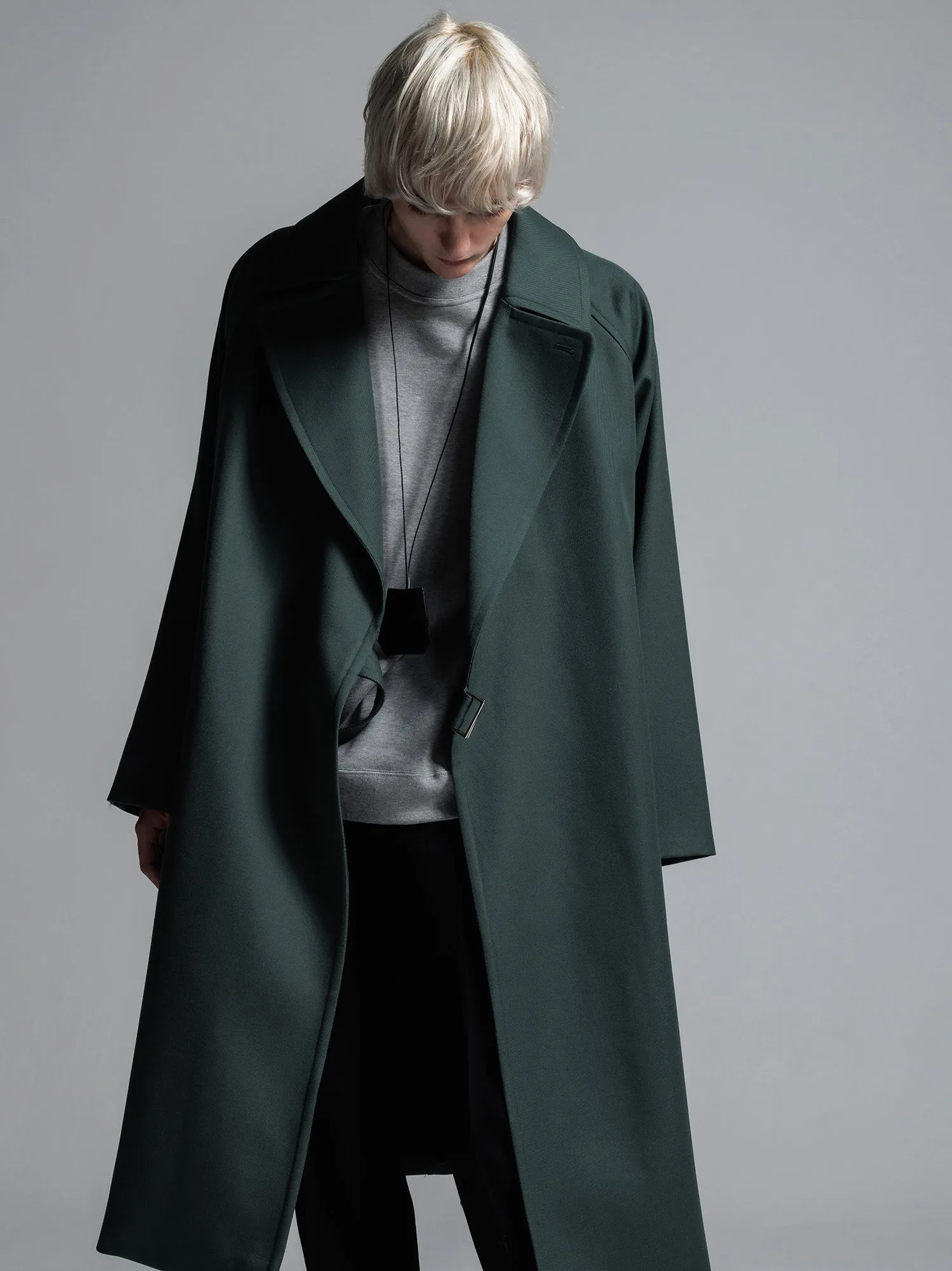 [追加生産分] WOOL GABARDINE TIELOCKEN COAT | ウールギャバジンタイロッケンコート [2024A/W]
