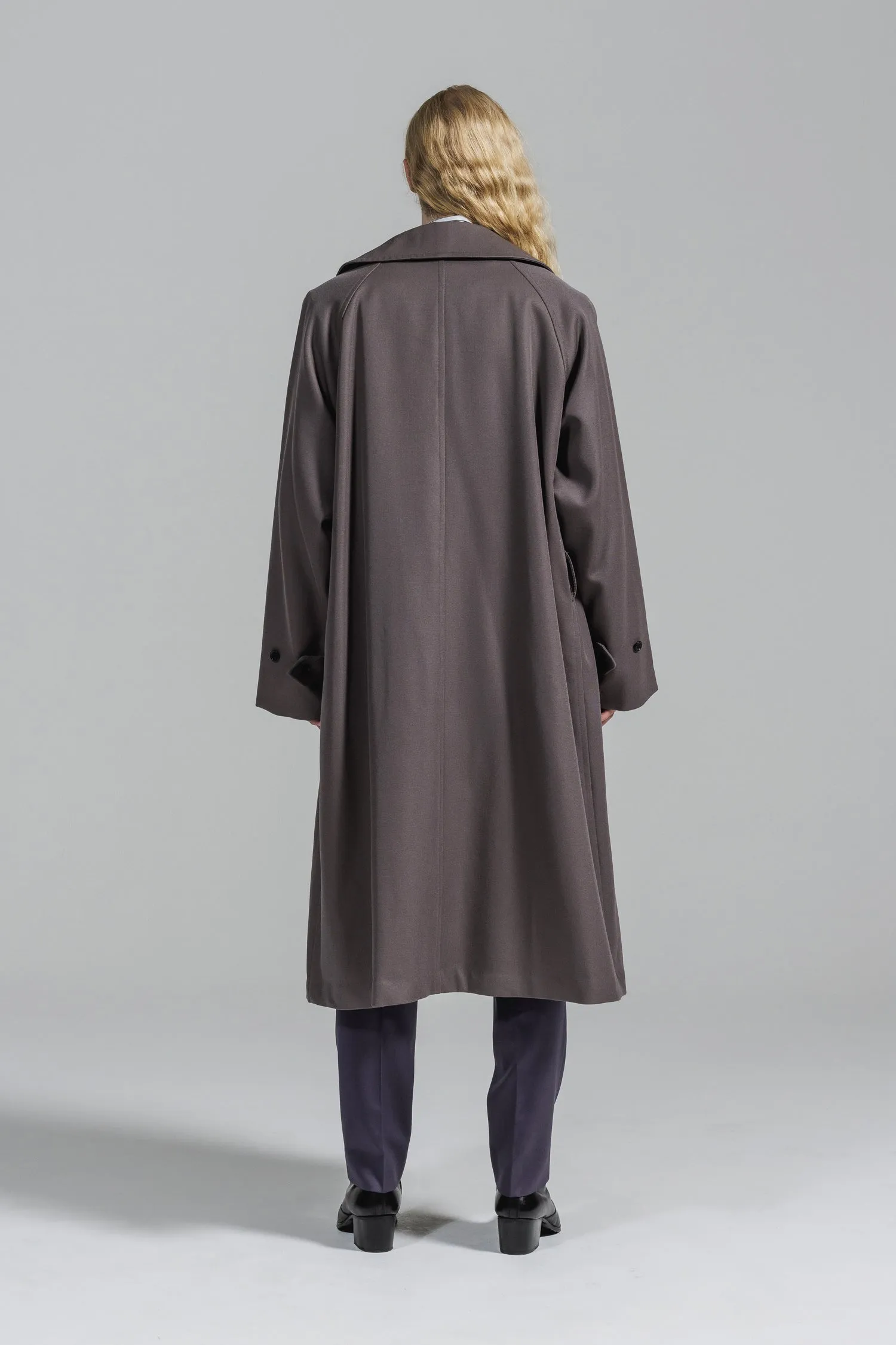 [追加生産分] WOOL GABARDINE TIELOCKEN COAT | ウールギャバジンタイロッケンコート [2024A/W]