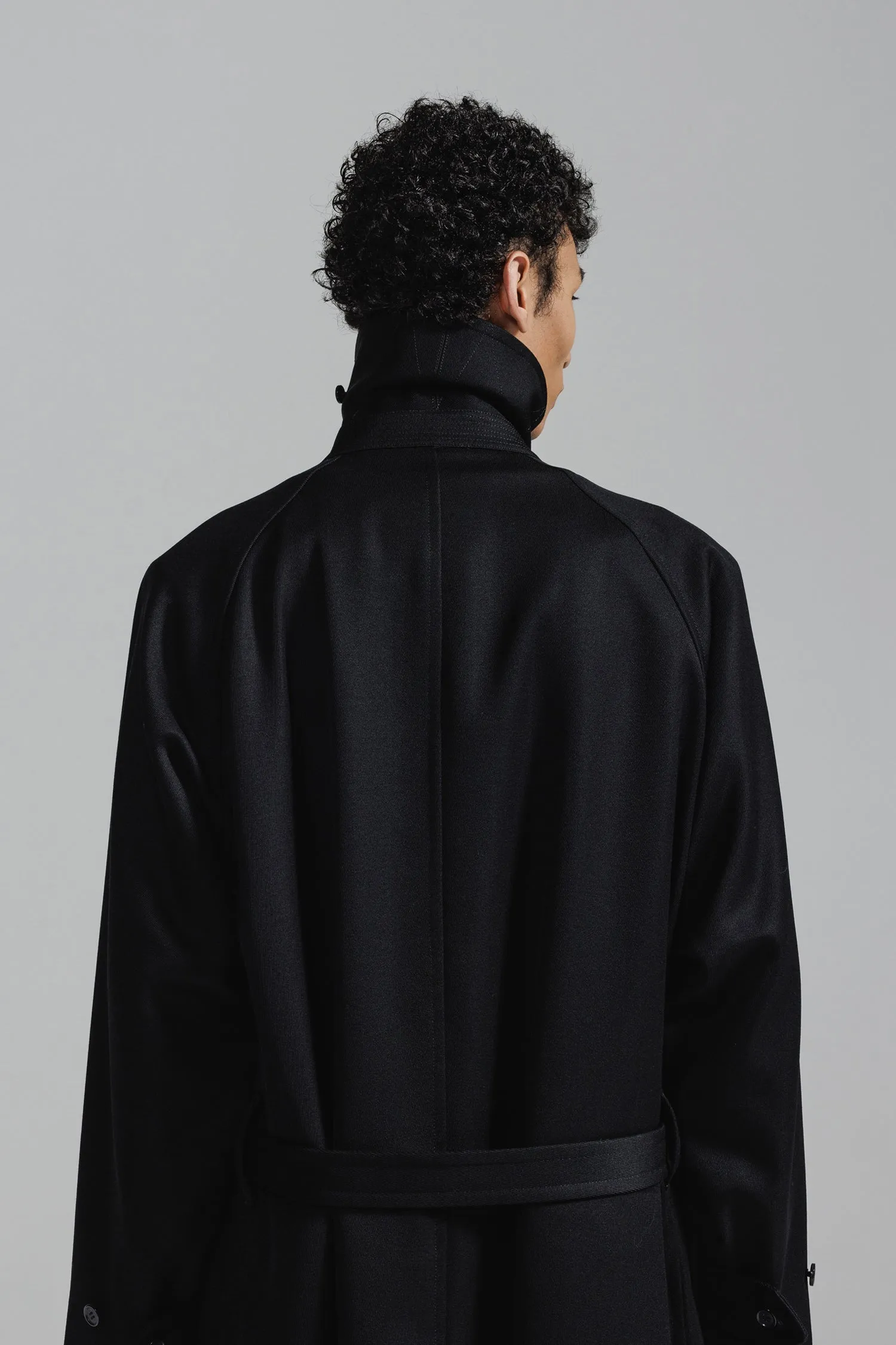 [追加生産分] WOOL GABARDINE TIELOCKEN COAT | ウールギャバジンタイロッケンコート [2024A/W]
