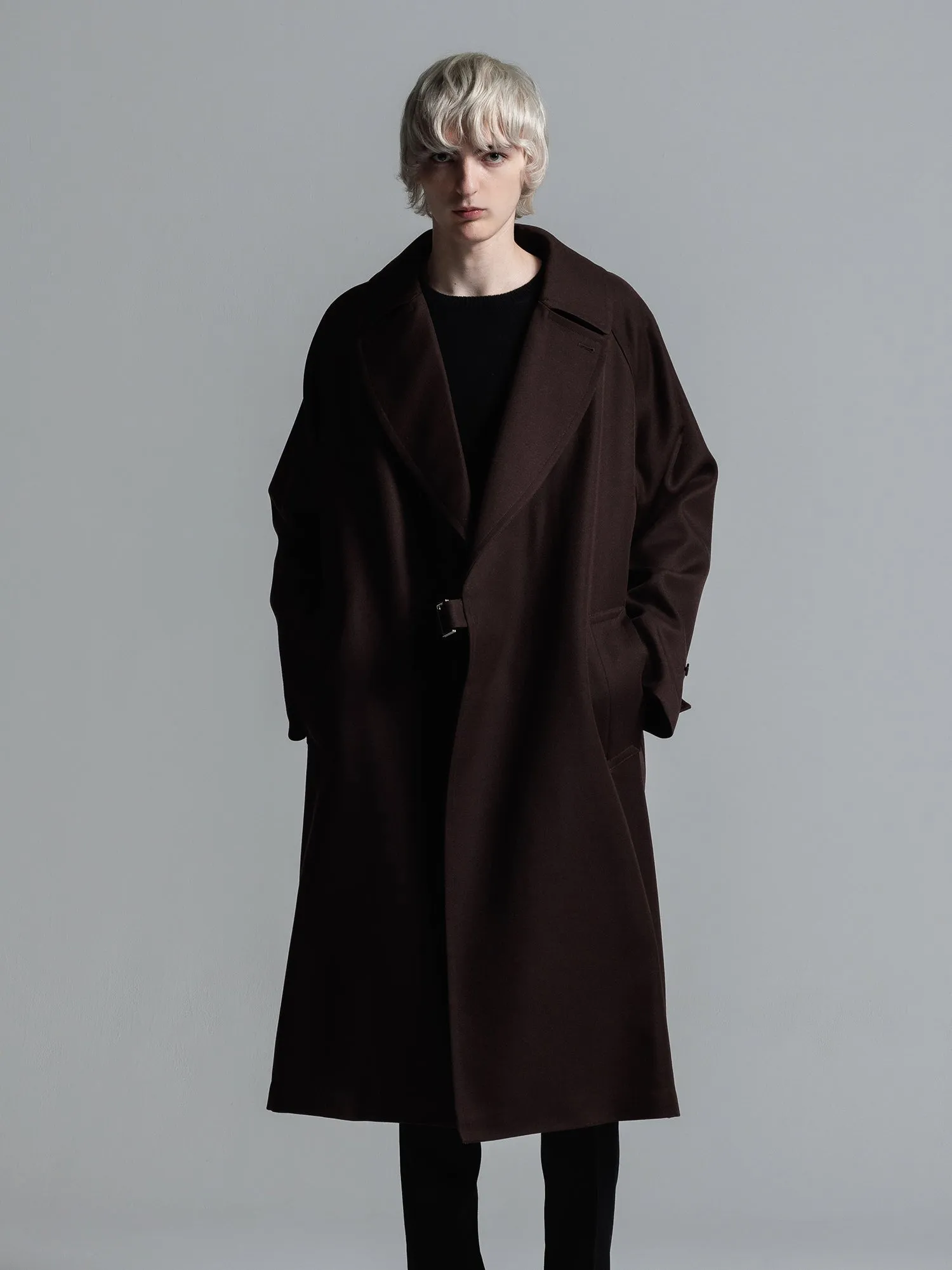 [追加生産分] WOOL GABARDINE TIELOCKEN COAT | ウールギャバジンタイロッケンコート [2024A/W]