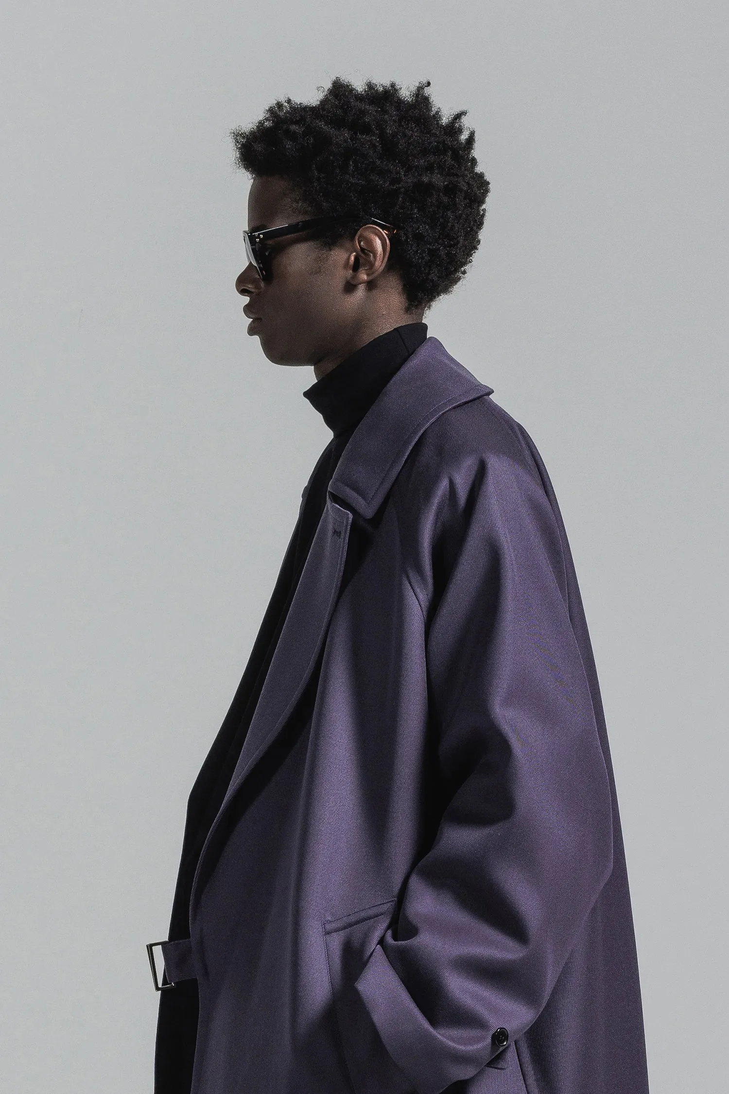 [追加生産分] WOOL GABARDINE TIELOCKEN COAT | ウールギャバジンタイロッケンコート [2024A/W]