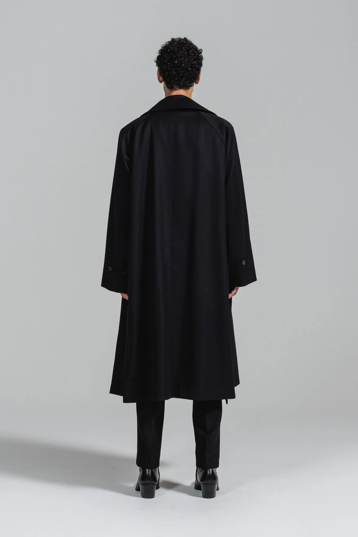 [追加生産分] WOOL GABARDINE TIELOCKEN COAT | ウールギャバジンタイロッケンコート [2024A/W]