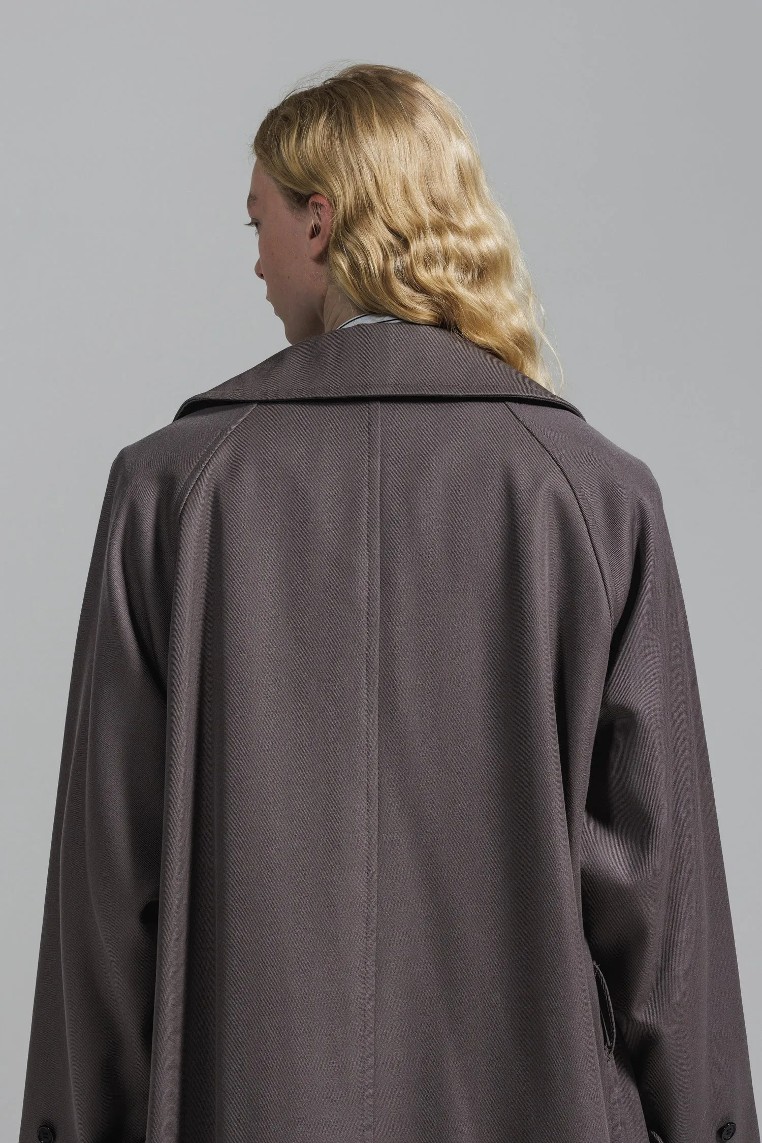 [追加生産分] WOOL GABARDINE TIELOCKEN COAT | ウールギャバジンタイロッケンコート [2024A/W]