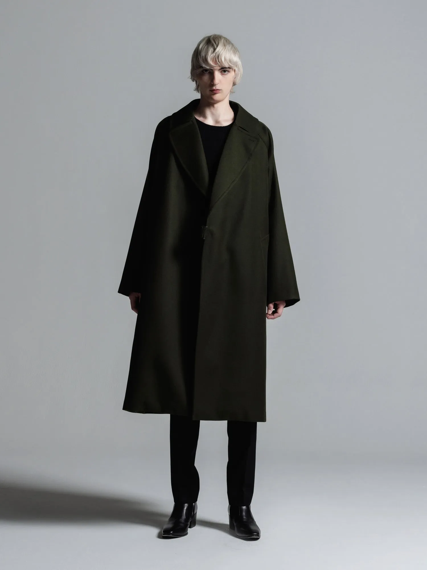 [追加生産分] WOOL GABARDINE TIELOCKEN COAT | ウールギャバジンタイロッケンコート [2024A/W]