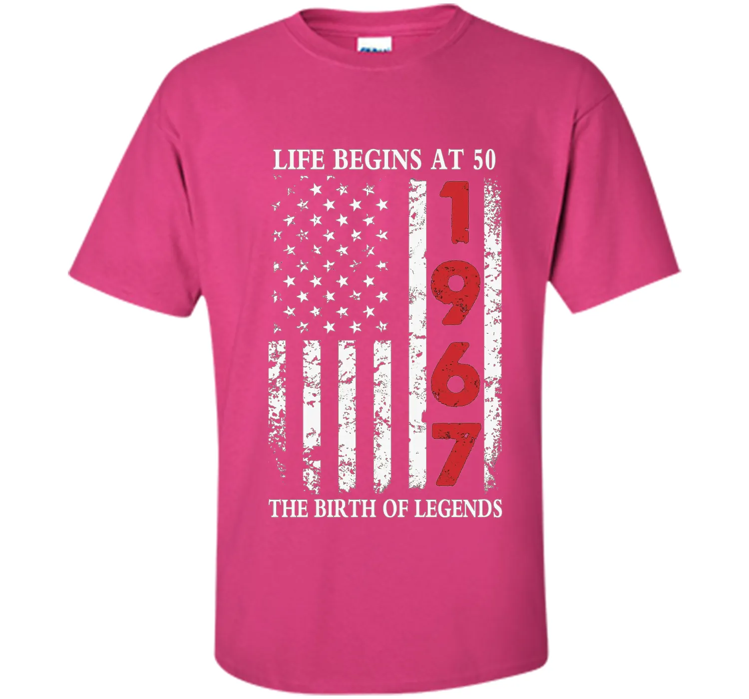 1967 The Birth Of Legends American Flag T-Shirt, 50th Gift cool shirt