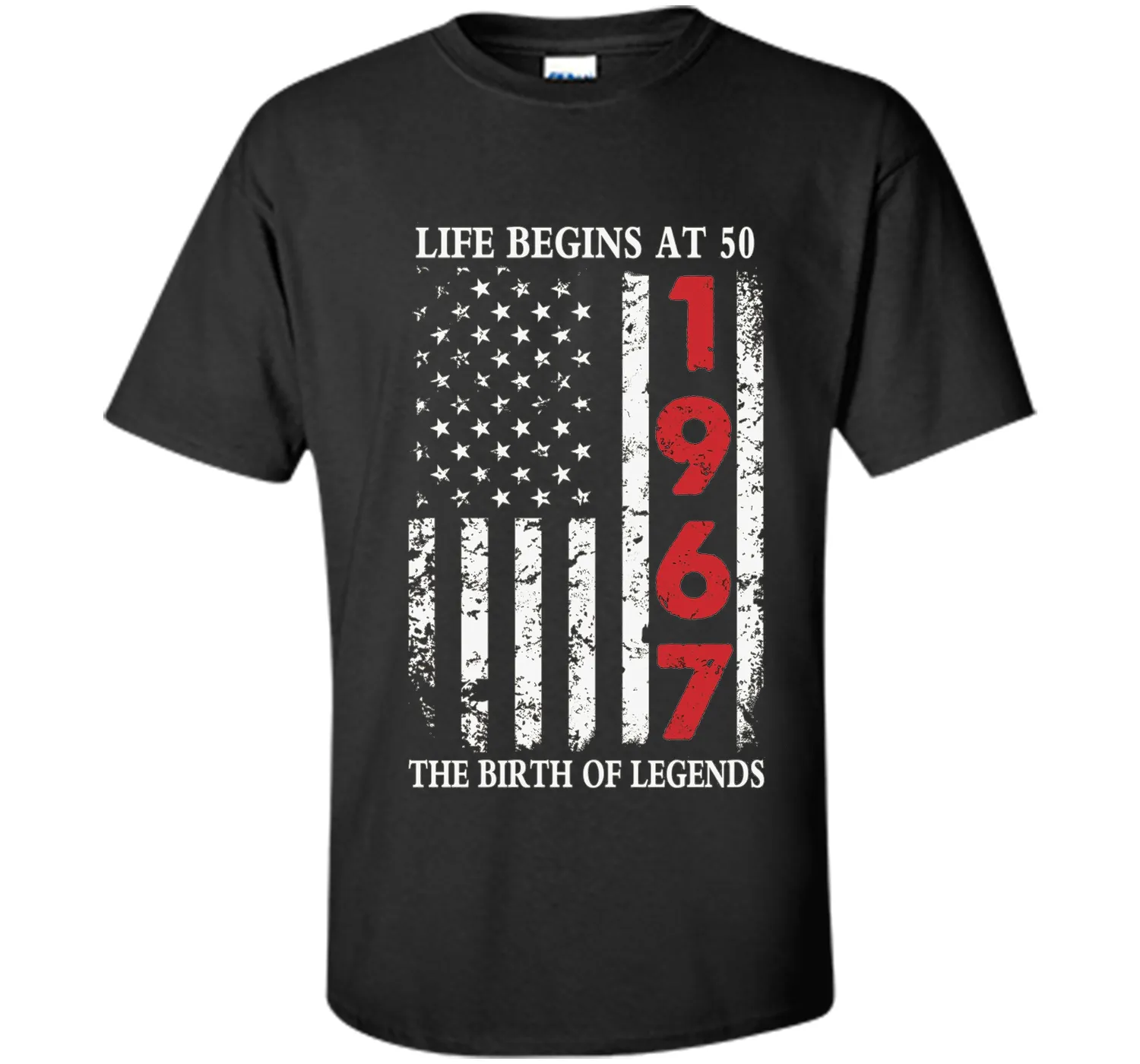 1967 The Birth Of Legends American Flag T-Shirt, 50th Gift cool shirt