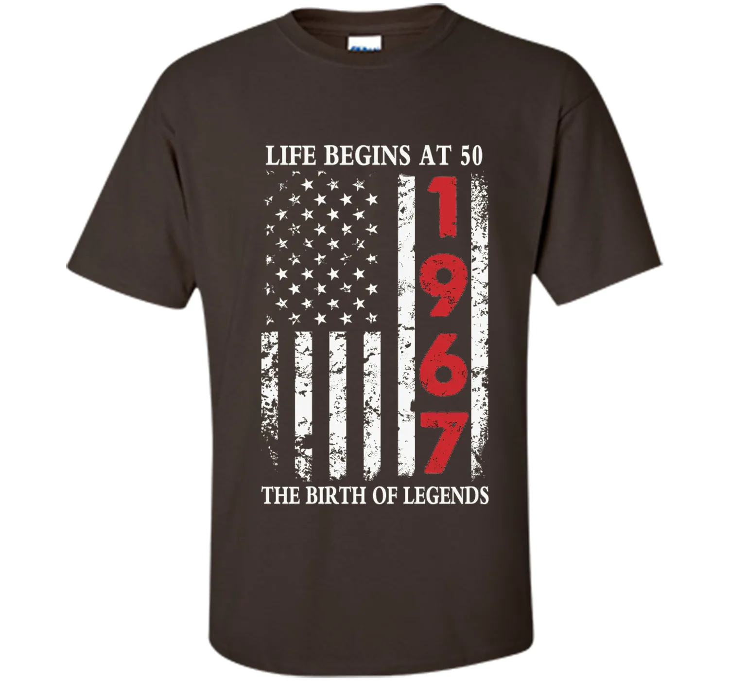 1967 The Birth Of Legends American Flag T-Shirt, 50th Gift cool shirt