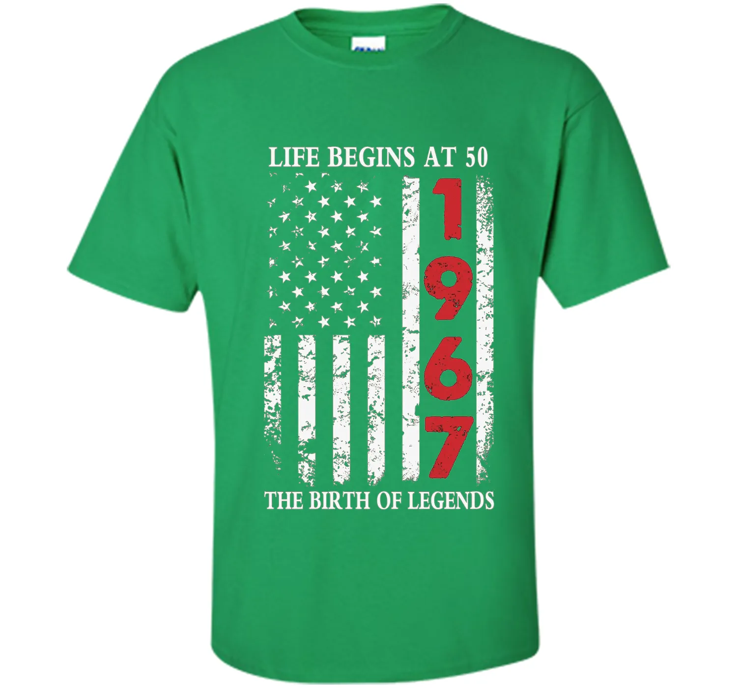 1967 The Birth Of Legends American Flag T-Shirt, 50th Gift cool shirt