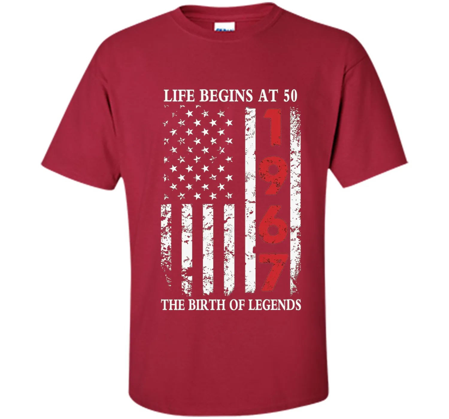 1967 The Birth Of Legends American Flag T-Shirt, 50th Gift cool shirt