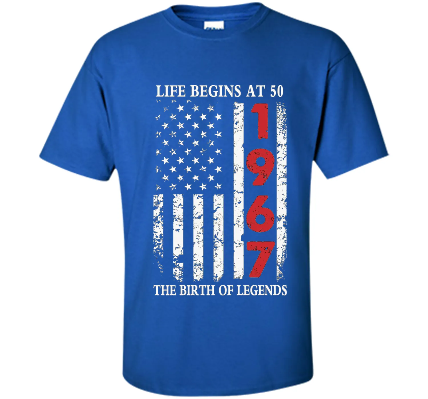 1967 The Birth Of Legends American Flag T-Shirt, 50th Gift cool shirt