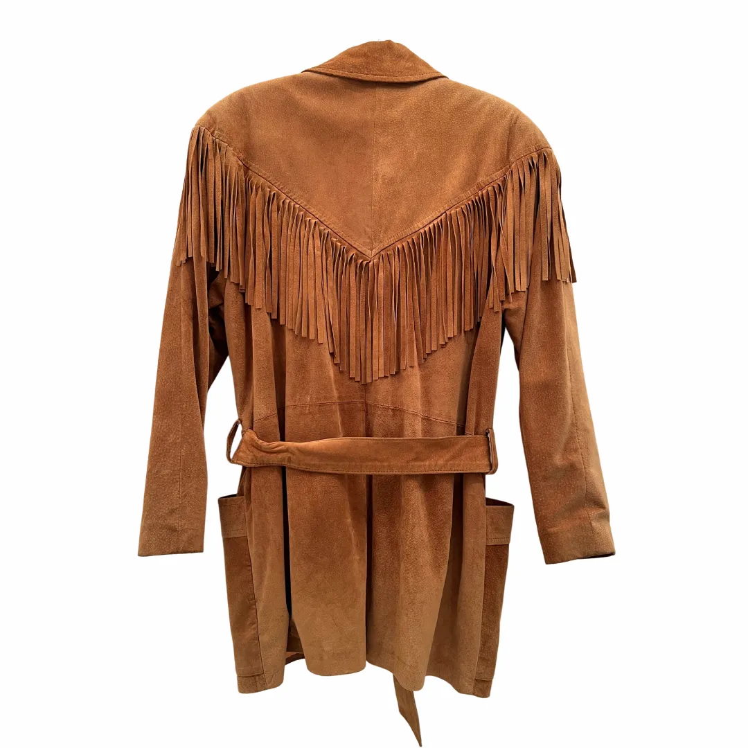 1990s Suede Fringe Coat