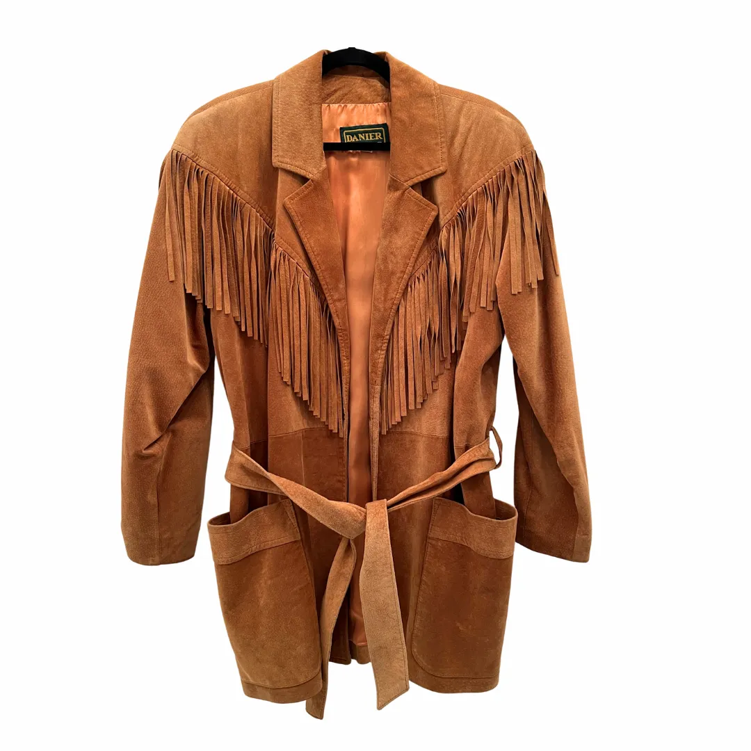1990s Suede Fringe Coat