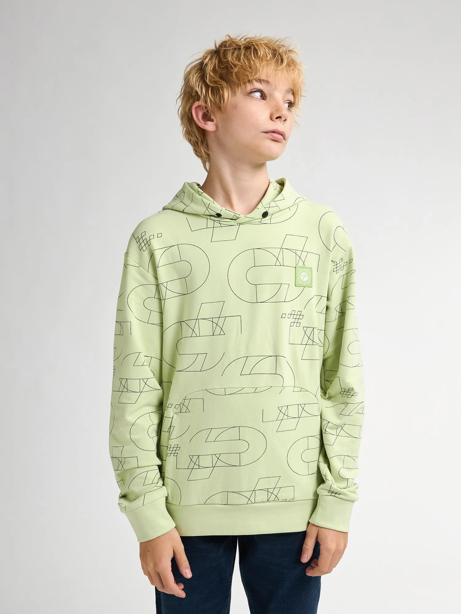 All-over Print Hoodie Sandalwood