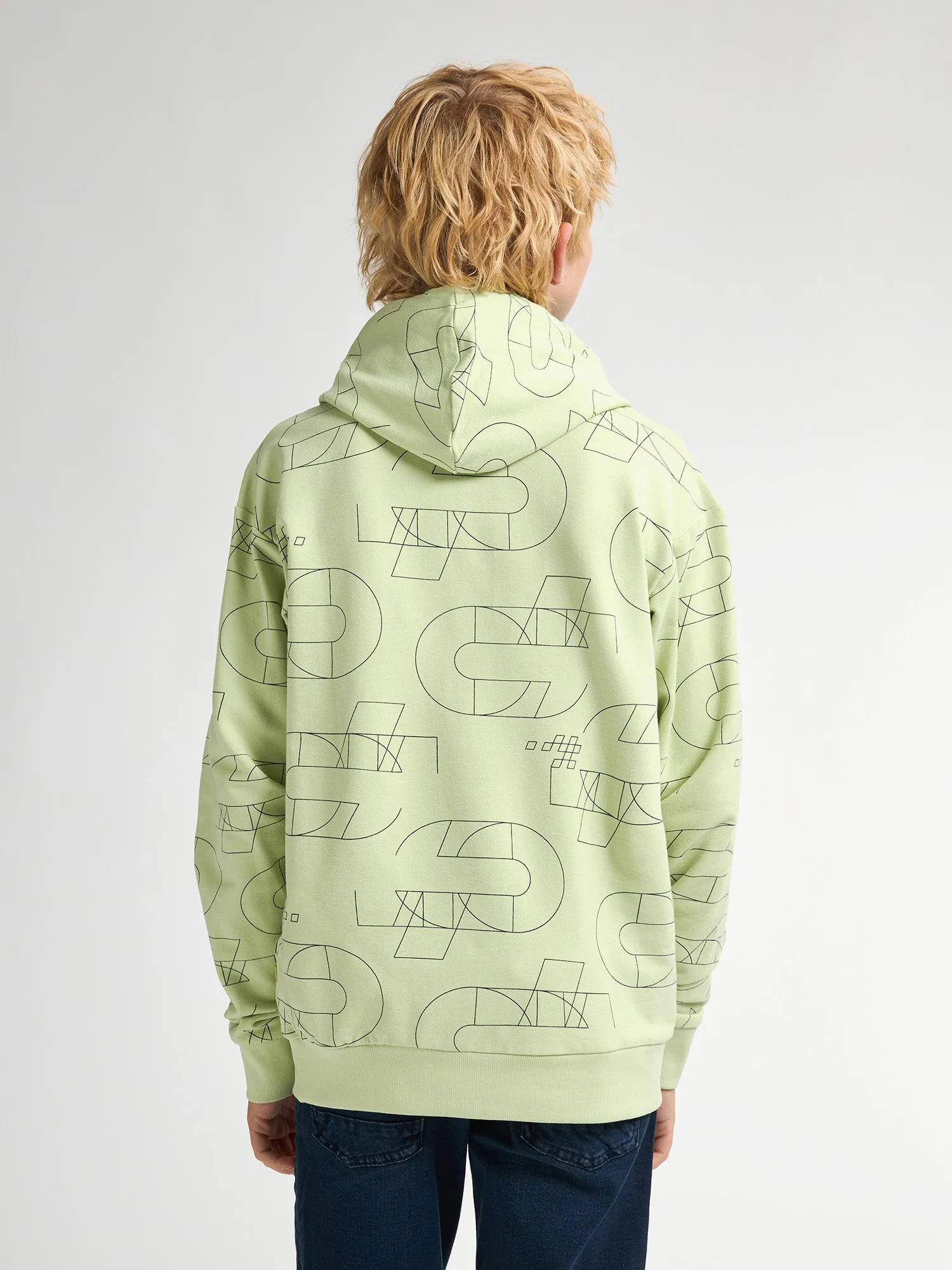 All-over Print Hoodie Sandalwood