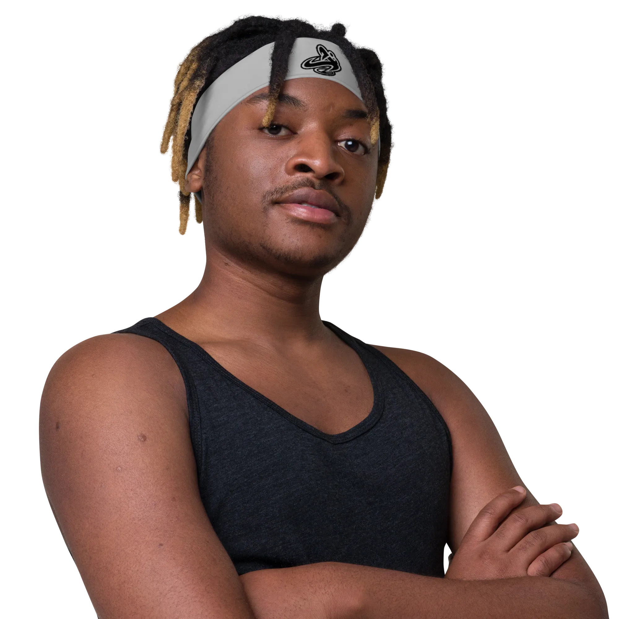 Athletic Apparatus Silver BL Headband