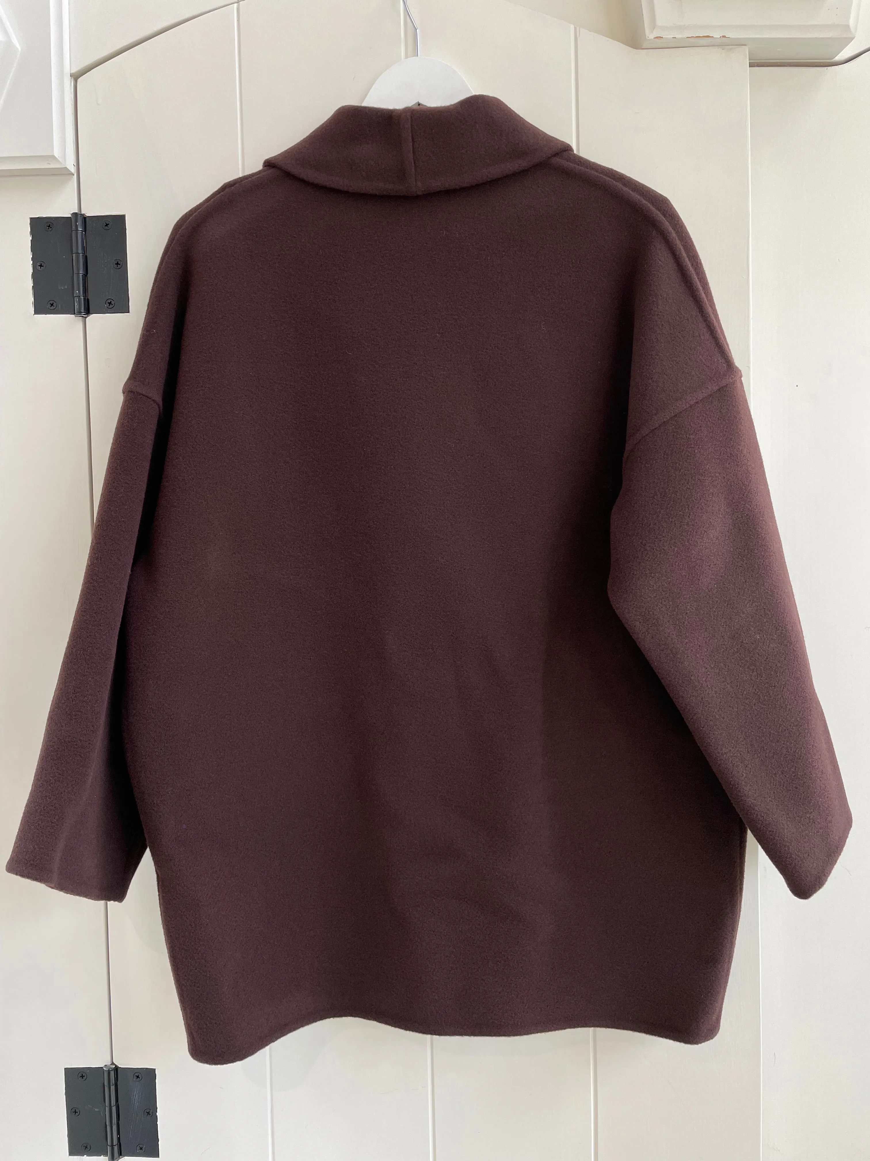 ba&sh - Ginta - Ball-shaped Coat in Choco