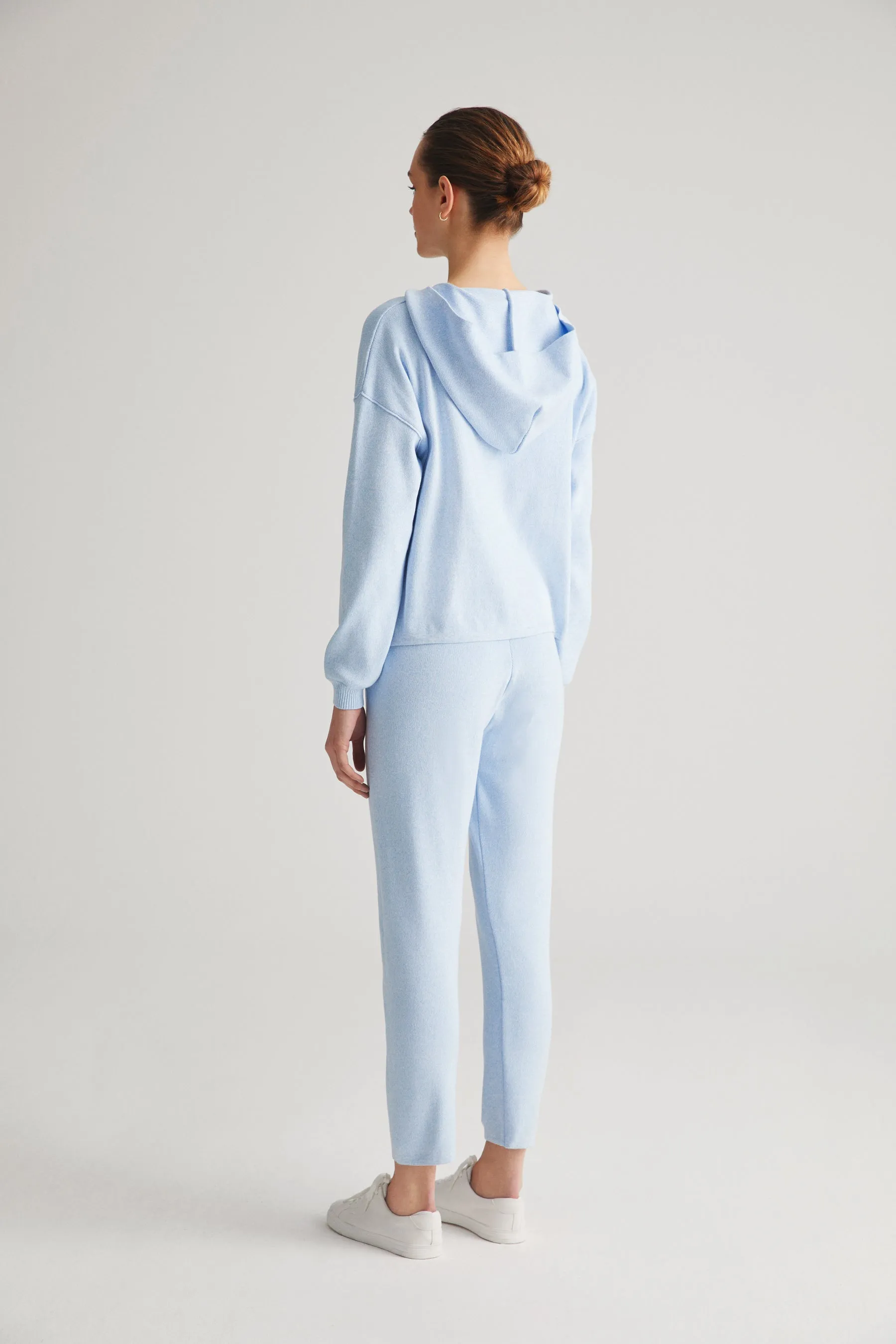 Baby Blue Cotton Joggers