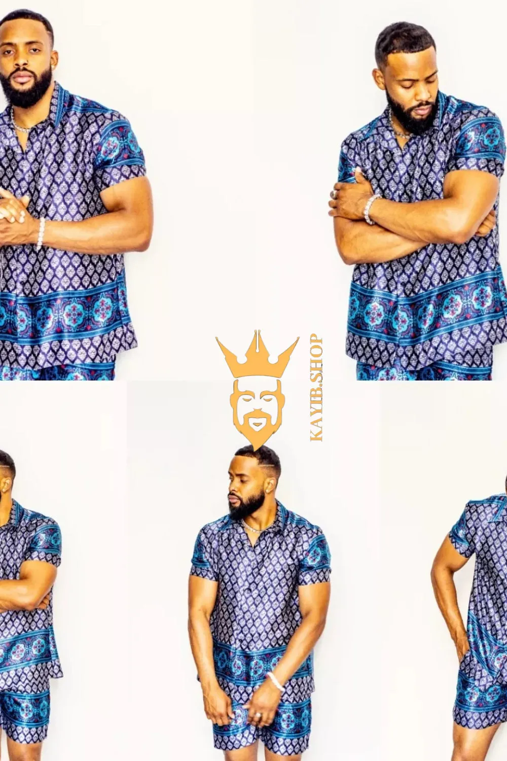 Barocco Print Silk Set 2PCS - Elevate Your Style with Luxurious Comfort - Personalize for the Perfect Fit!