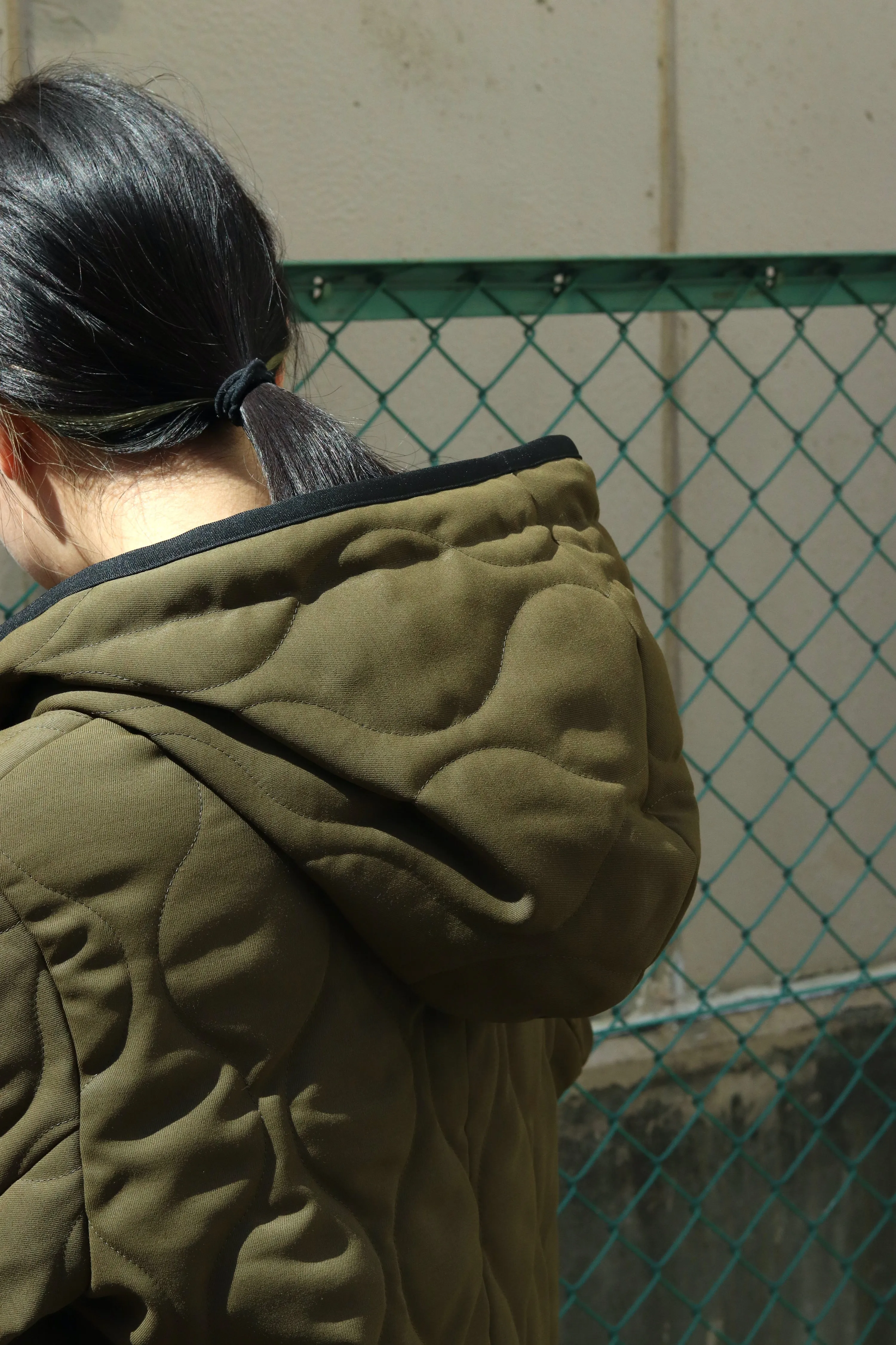BELPER  QUILTING DUFFLE COAT（KHAKI）