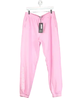Bo Tee Oversized Joggers In Bubblegum Pink UK L