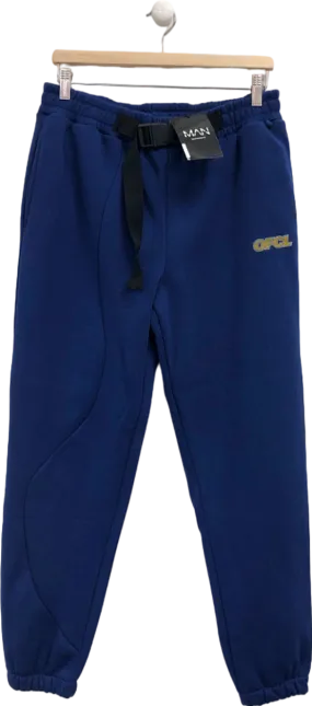 Boohoo Man Navy Joggers UK L