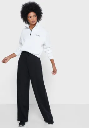 Brand new with tags! Topshop Black Slouch Wide Leg Joggers, Sz 4-6! Retails $70 