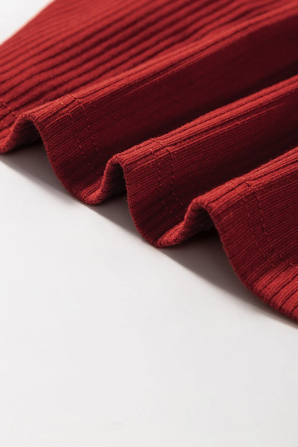 Chic Ribbed Long-Sleeve Turtleneck Dress