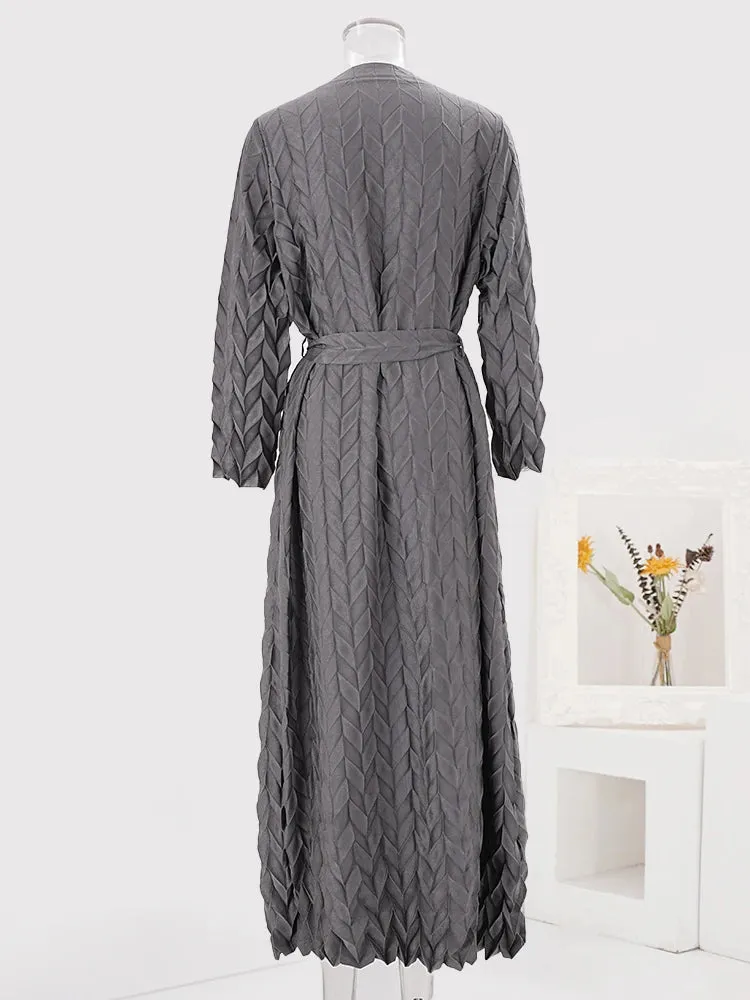 Couture Truly Pleated Modern Trench Coat