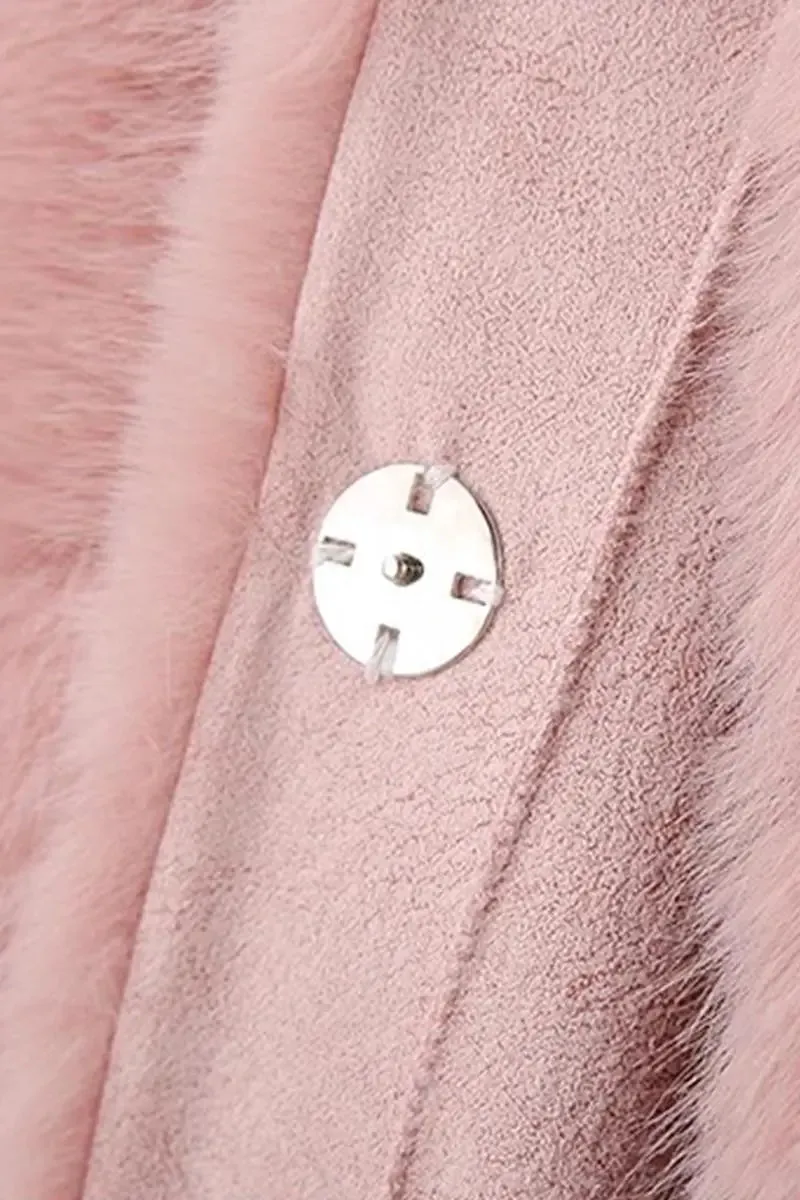 Cozy Faux Mink Fur Long Coat