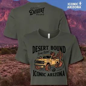 Desert Bound Ladies Crop Tee