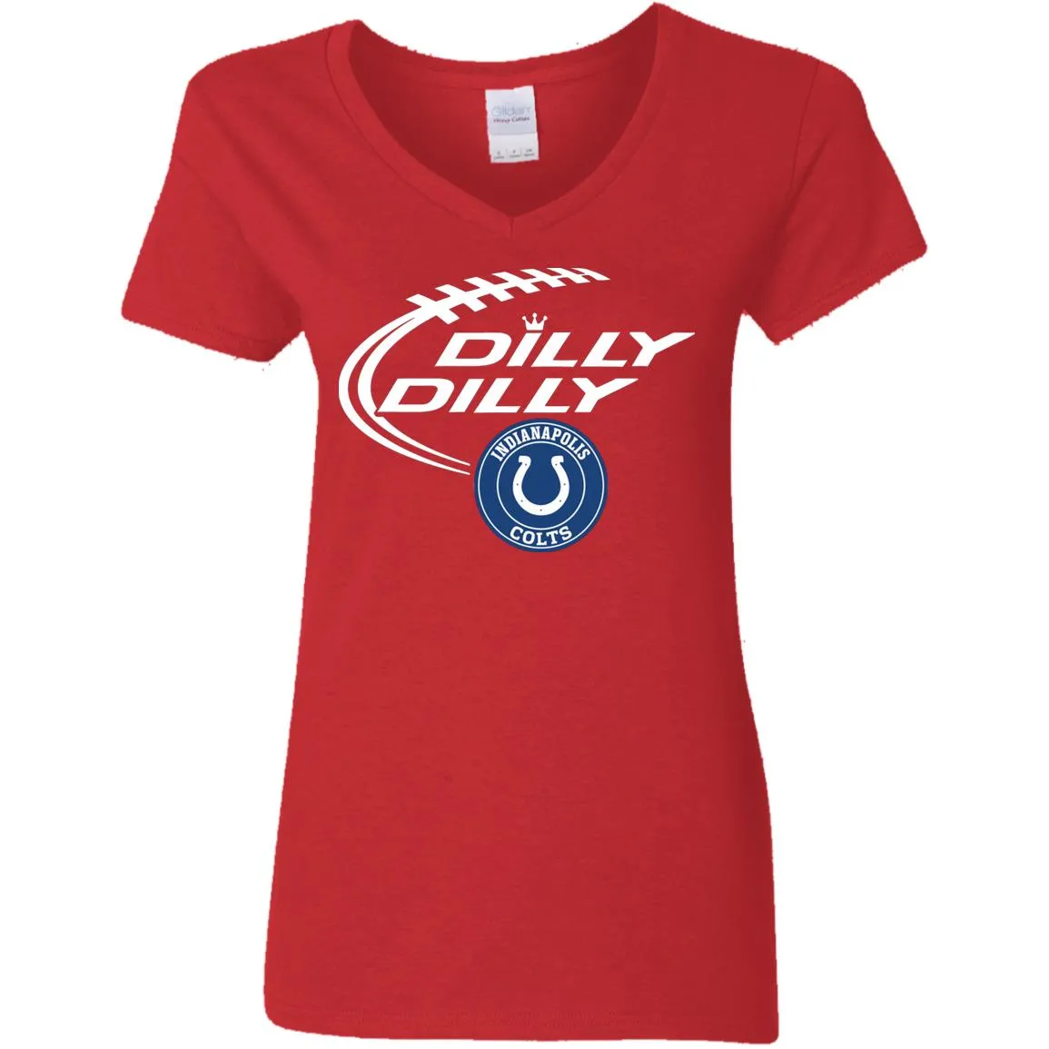 Dilly Dilly Indianapolis Colts Nfl Football Women V-Neck T-Shirt