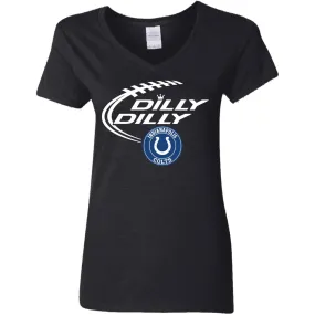 Dilly Dilly Indianapolis Colts Nfl Football Women V-Neck T-Shirt