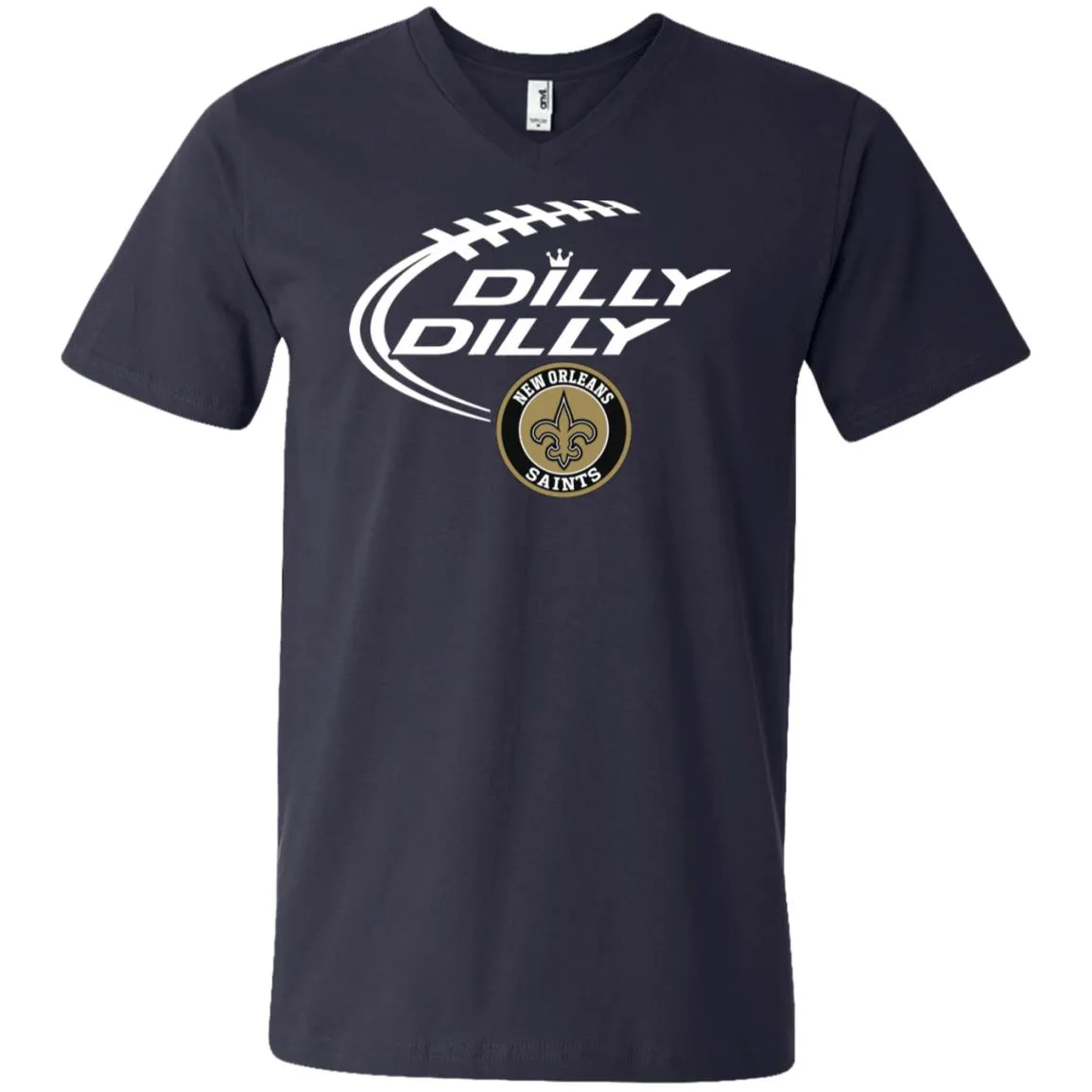 Dilly Dilly New Orleans Saints Nfl Football Men V-Neck T-Shirt