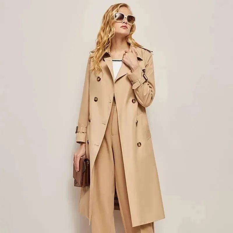 Estelle - Stylish Trench Coat Women