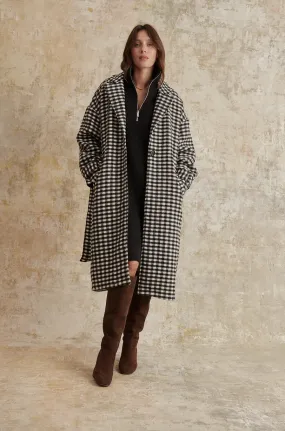 Festen Plaid Coat