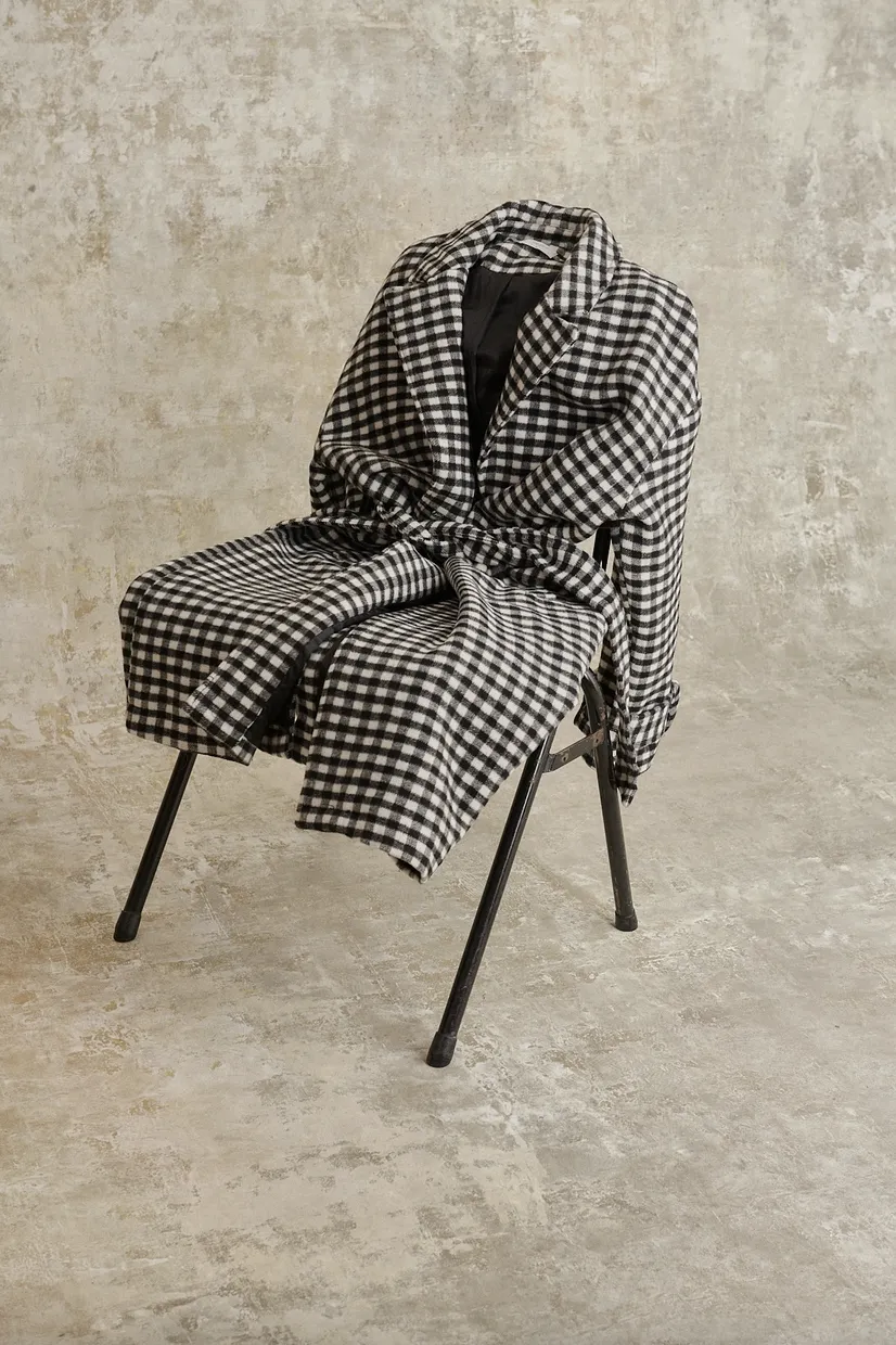 Festen Plaid Coat