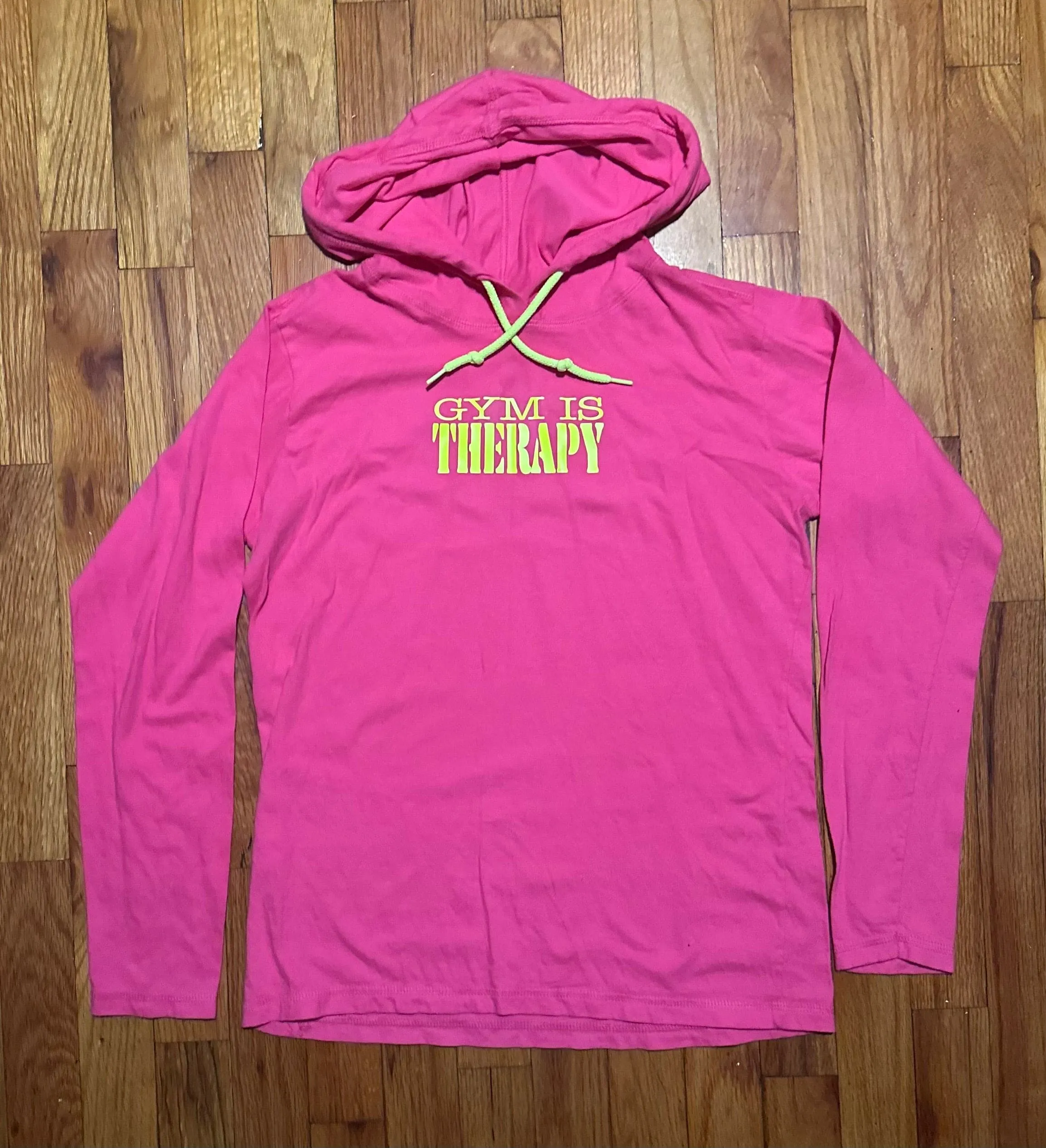 Gym Is Therapy Lightweight Long-sleeve Hoodie