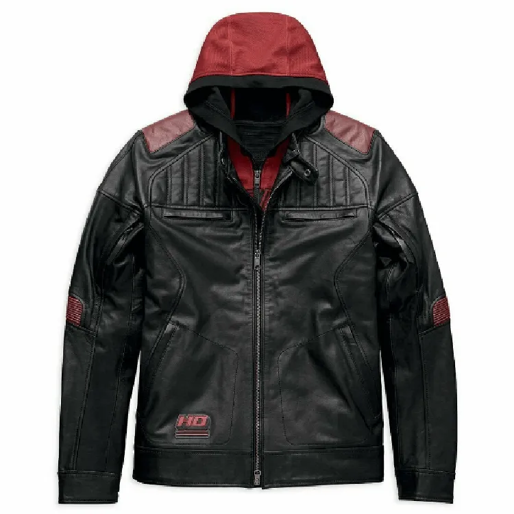 Harley Davidson Donhill Hoodie Motorcycle Jacket