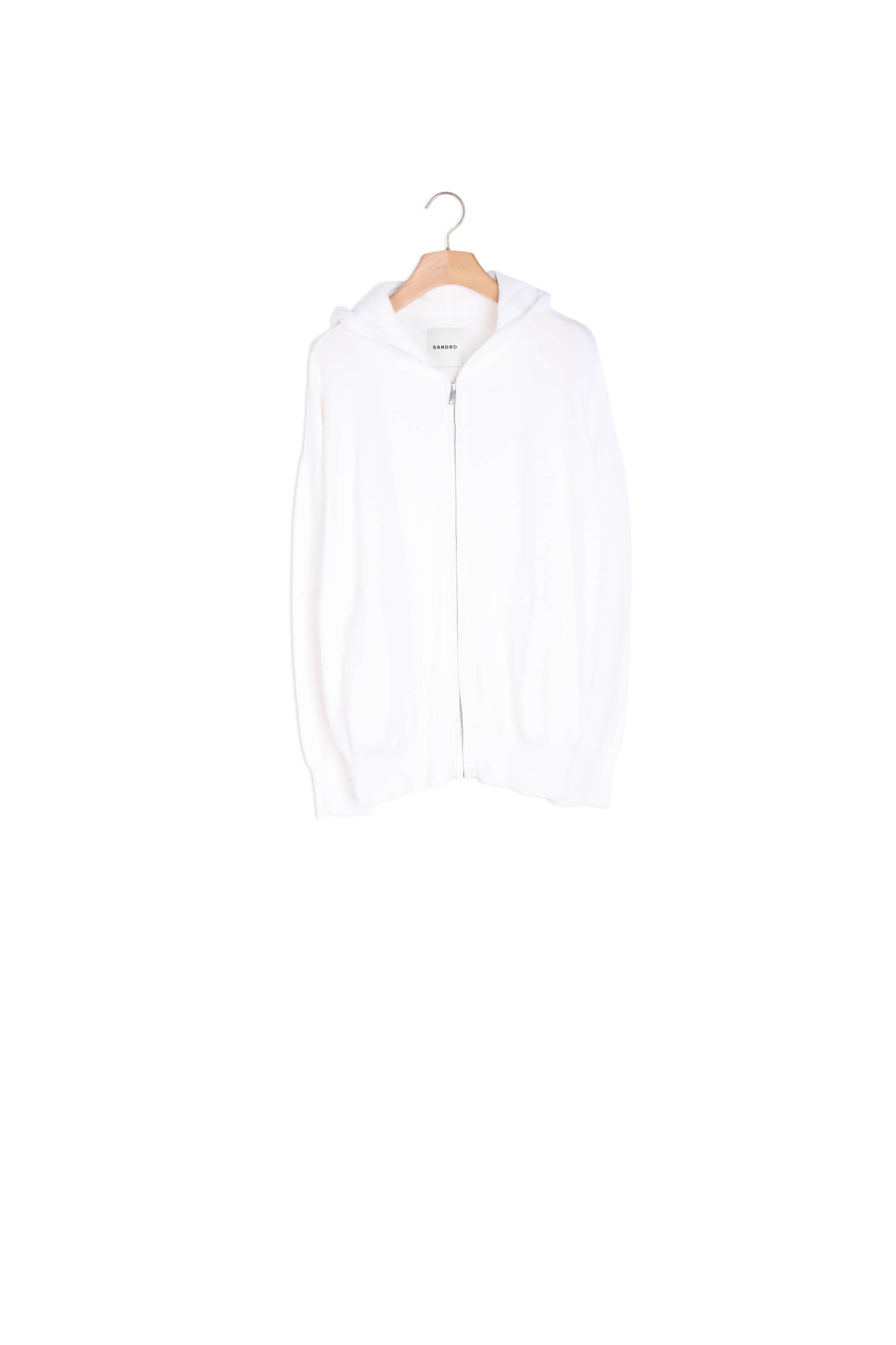 Hoodie zippé brodé