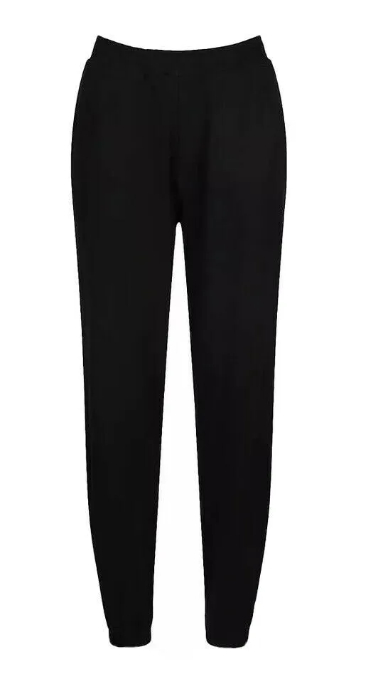 HUSH BLACK JOGGERS PANTS TROUSERS SIZE SMALL S ladies